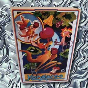 Atari Kangaroo Arcade Video Game Marquee Sign Header Wall Art Decor